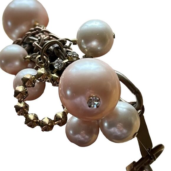 Subversive Pearl Wonder Wrist Chain Bracelet Round Small Crystal Beads Costume - Picture 5 of 10